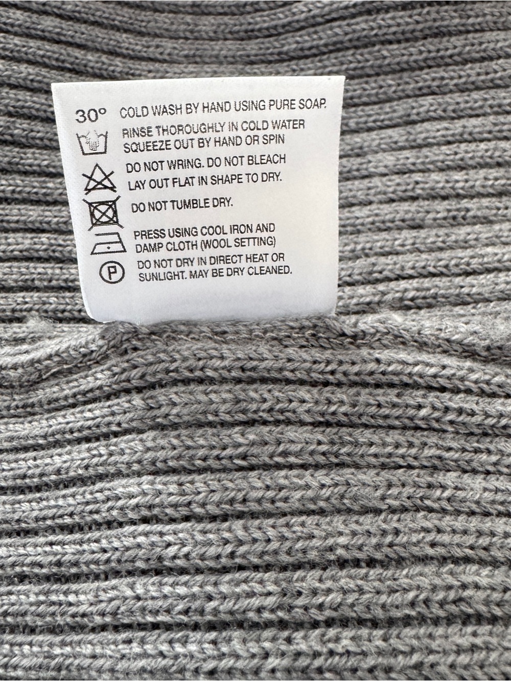 &daughter Ribbed Button-Up Collared Cardigan Sweater - Gray - Picture 5 of 5